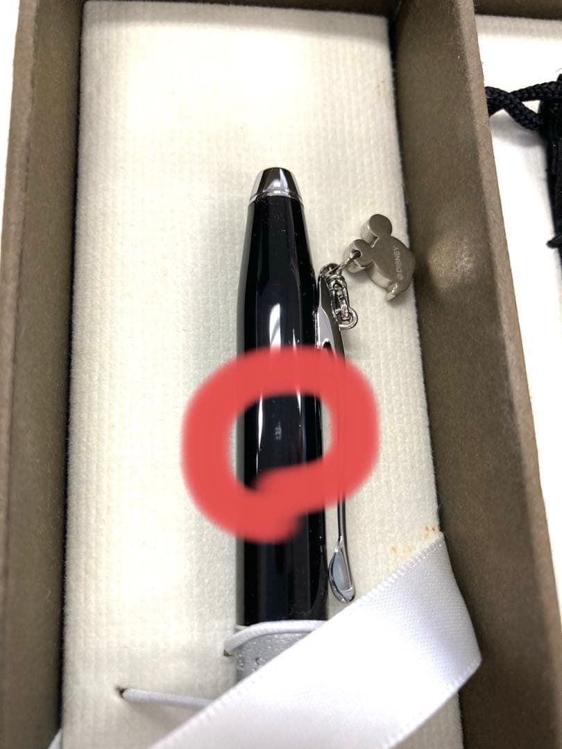 ディズニー　単色ボールペン　CROSS 未使用　黒　ブラック