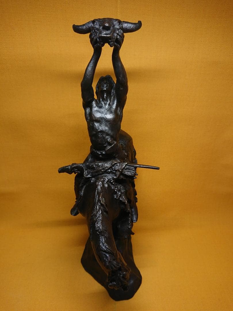 ビンテージ　西洋美術　銅製　彫像　置物　インテリア　工芸品　美術品　A2976