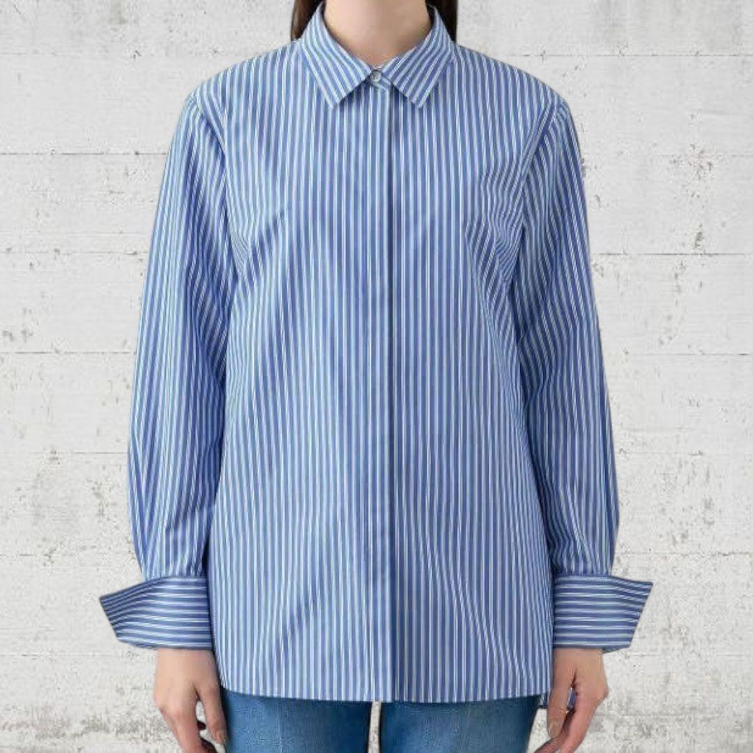 ANAYI アナイ 24SS コットンバック ペプラム シャツ