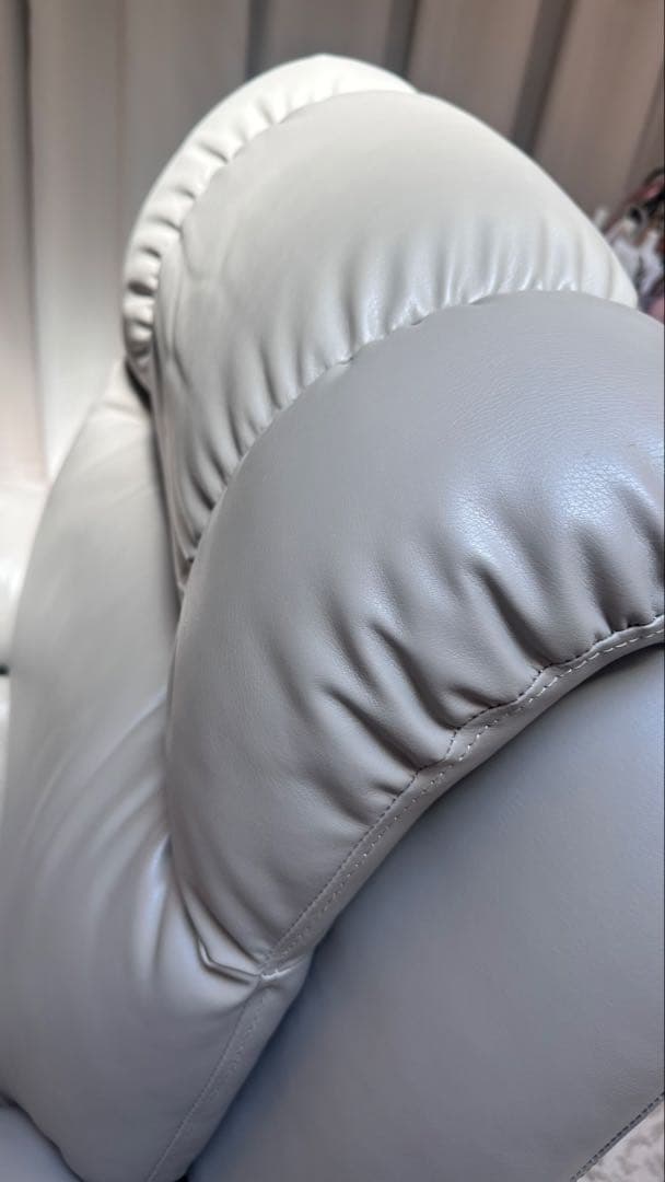 ☆anko☆電動リクライニングチェア/シフォンジュニア/グレージュ