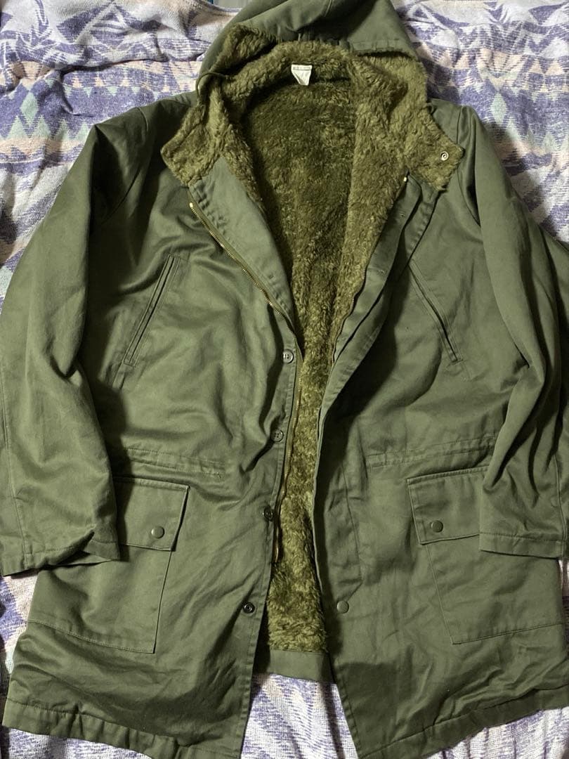 ビンテージ　フランス軍　ボアライニング　フィールドパーカーモッズコート