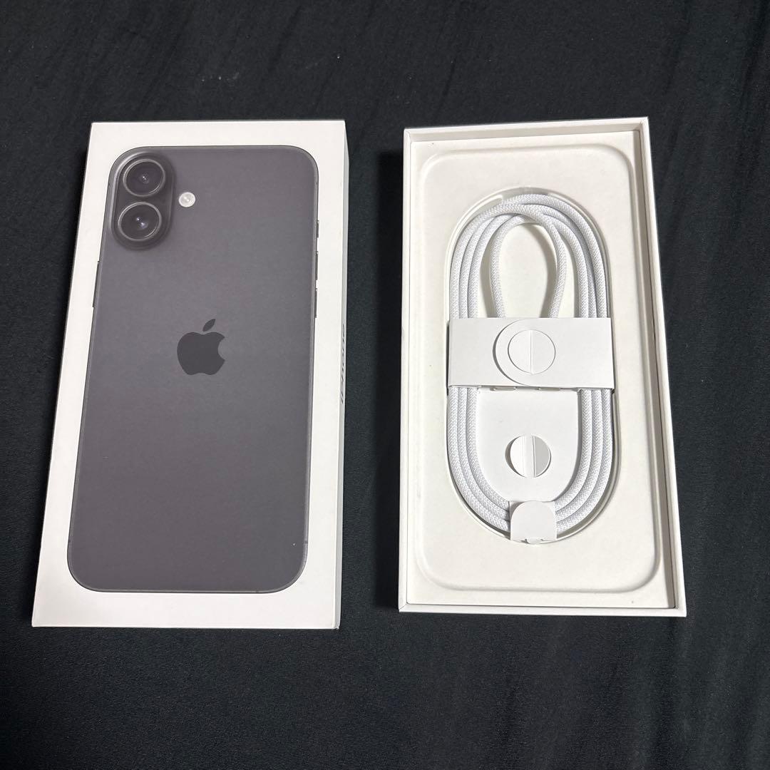 美品 Apple iPhone16 Plus 256G ブラック SIMフリー