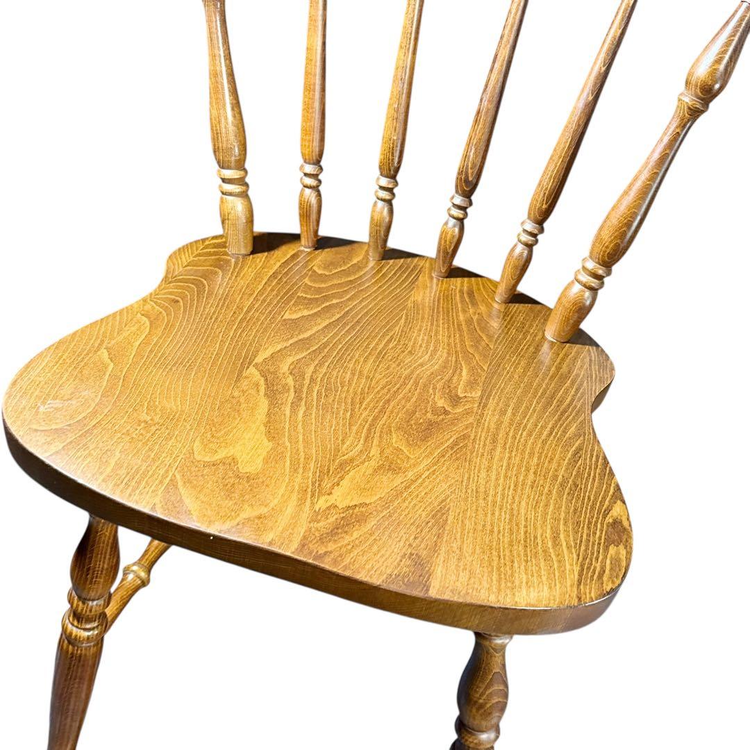 HR913 柏木工　ウィンザーチェア　ダイニングチェア　スピンドルバック