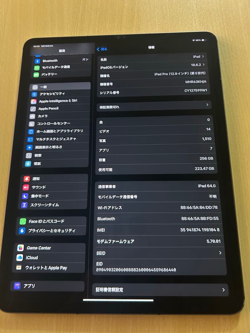 Apple iPad Pro 12.9インチ 第5世代スペースグレー＋おまけ付き