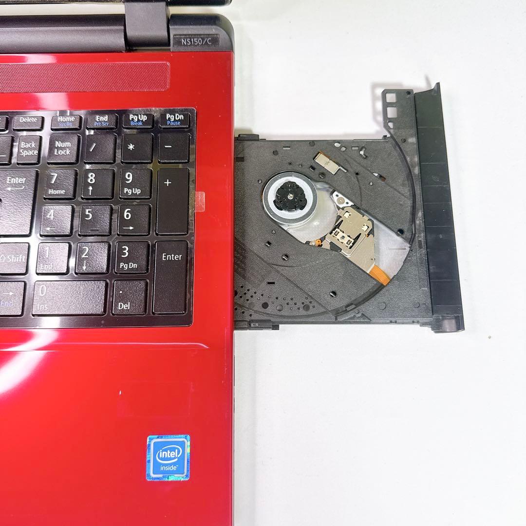 大容量❤️最新Windows11❤️レッドノートパソコン❤️初心者向け❤️すぐ使える❤️