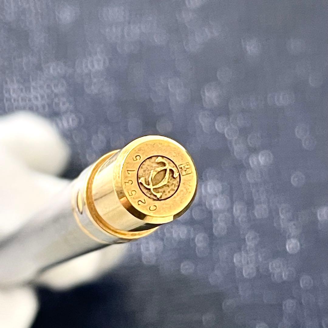 カルティエ　Cartier ボールペン　シルバー　ゴールド