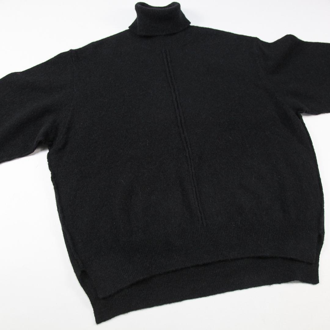 新品 ssstein 25AW ウール/アルパカ ニット ルーズ タートルネック