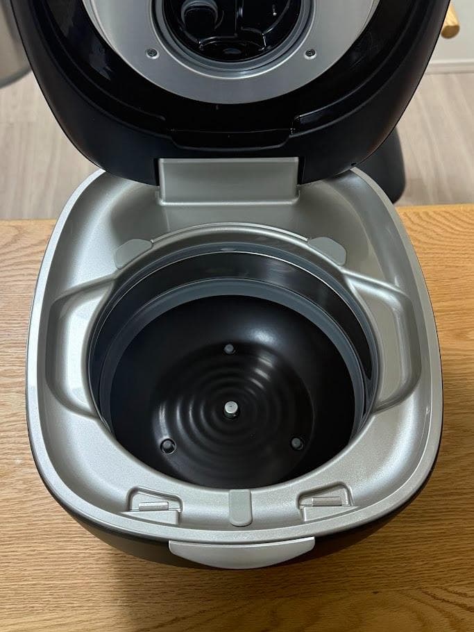 タイガー土鍋圧力IHジャー炊飯器 土鍋ご泡火炊き 5.5合炊き スレートブラック