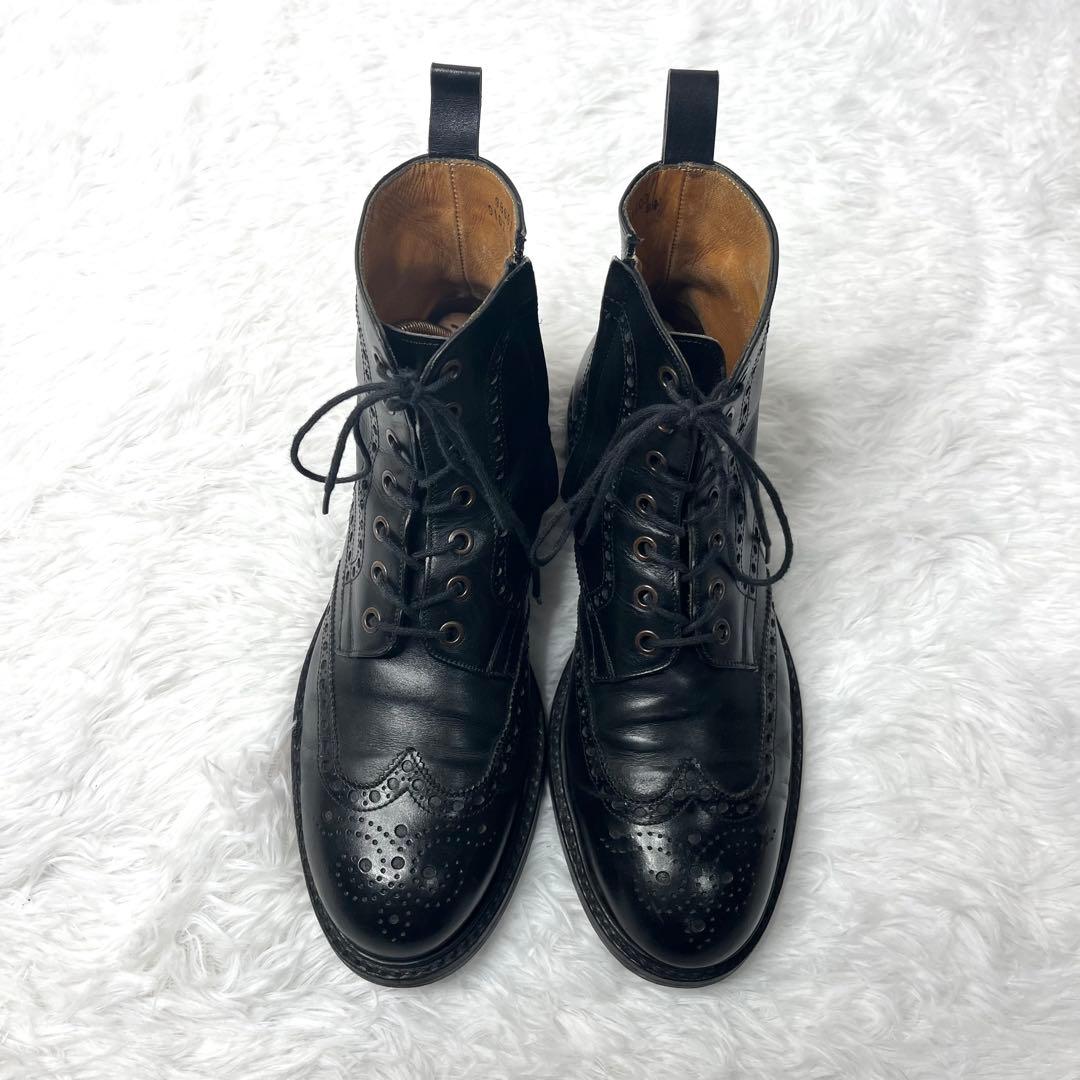 【美品】 ジャランスリワヤ サイドジップ カントリーブーツ ブラック 25.5