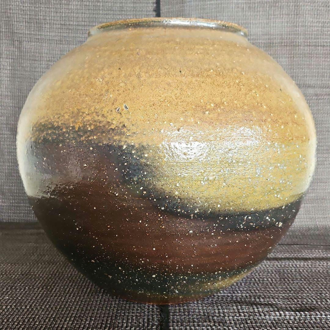 備前　壺　尚文作　共箱有り　備前焼　出井尚文