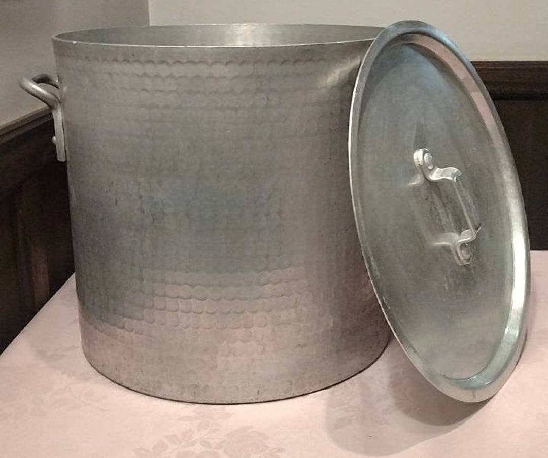 アルミ打ち出し寸胴鍋 蓋付き 36cm