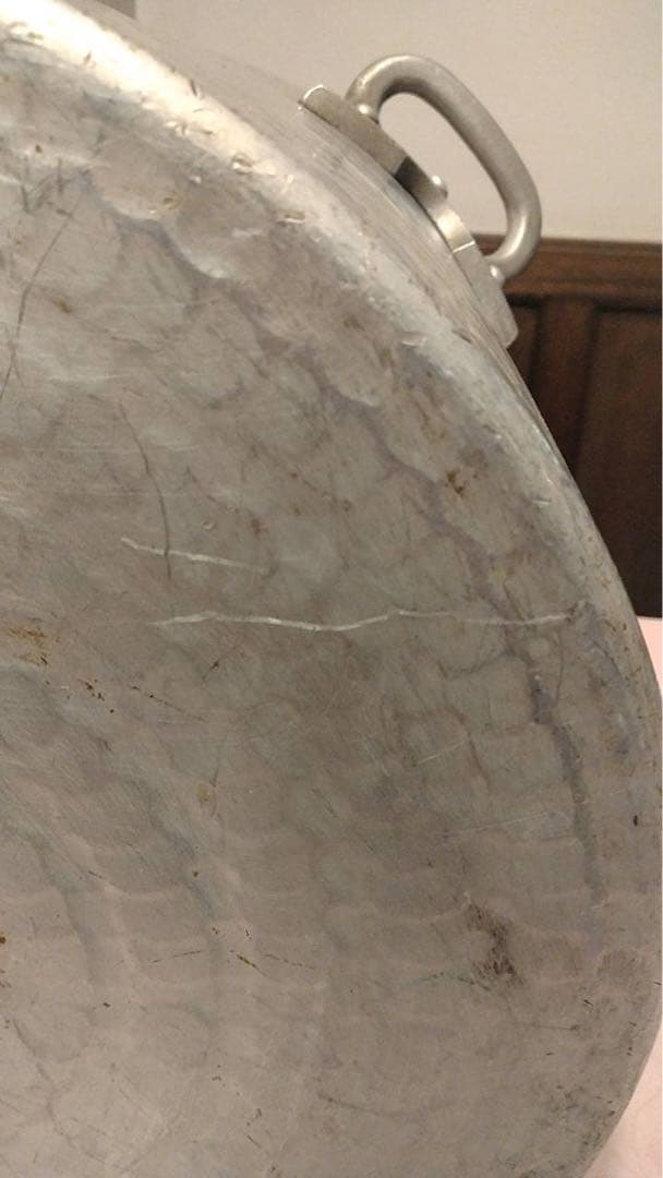 アルミ打ち出し寸胴鍋 蓋付き 36cm