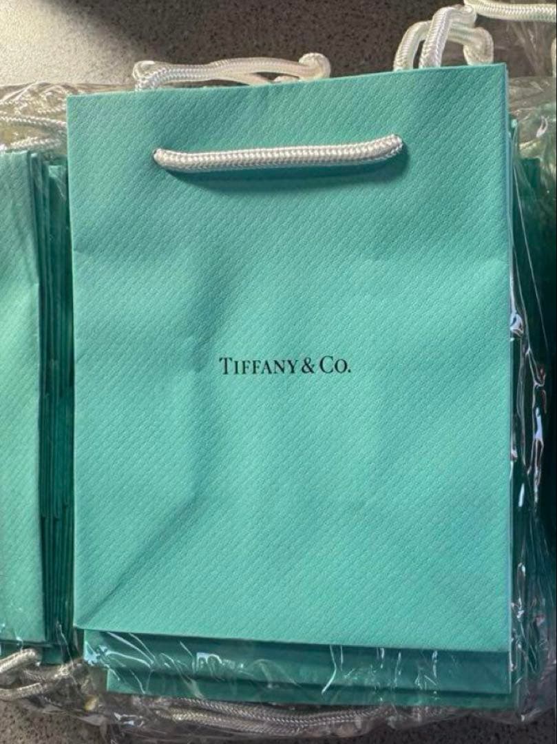 現行品Tiffanyティファニー　ミニショッパー紙袋　ショップ袋100枚