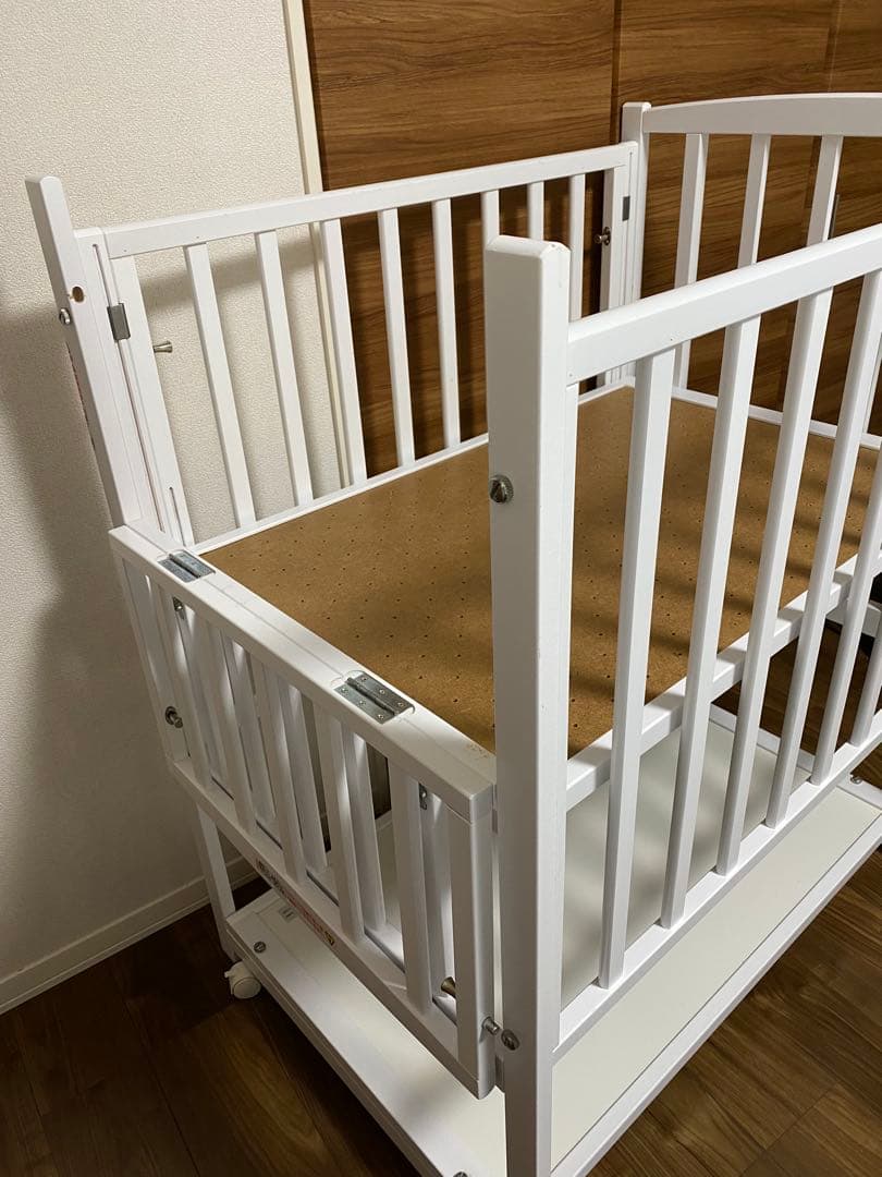 YAMASAKI コンパクトベッド　ツーオープン ハイタイプ　マットレス付