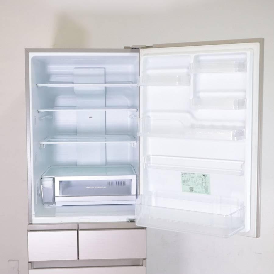 パナソニック 450L 5ドア パーシャル冷蔵庫 NR-E454PX-N