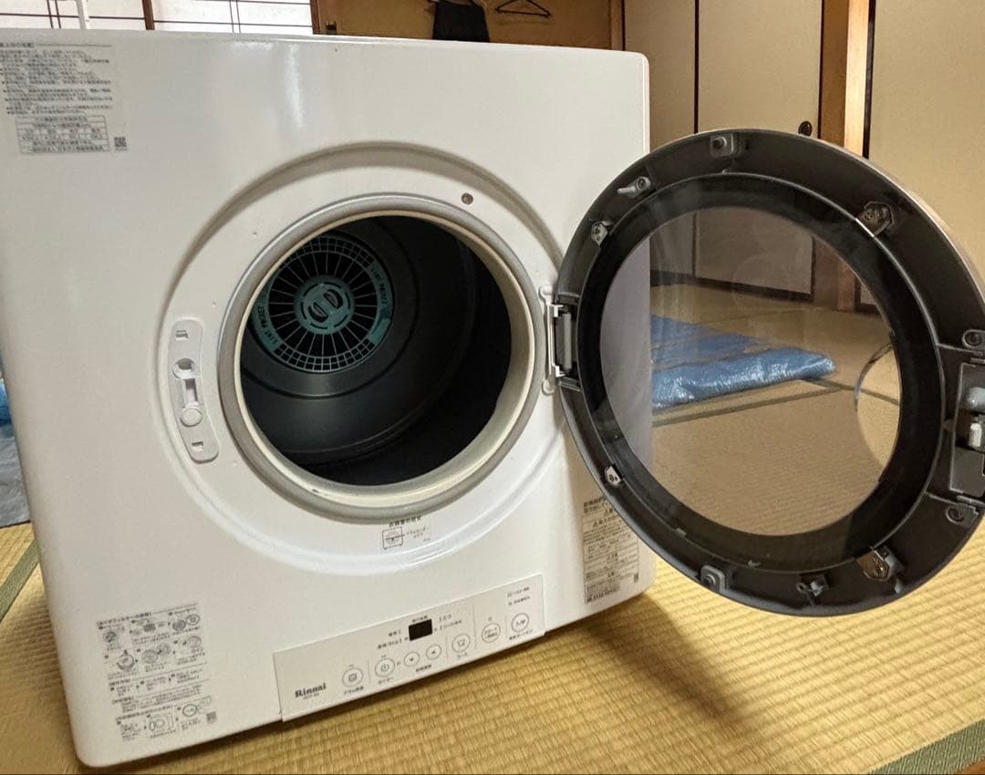 Rinnai RDT-80 ガス衣類乾燥機 乾太くん 8kg 都市ガス用