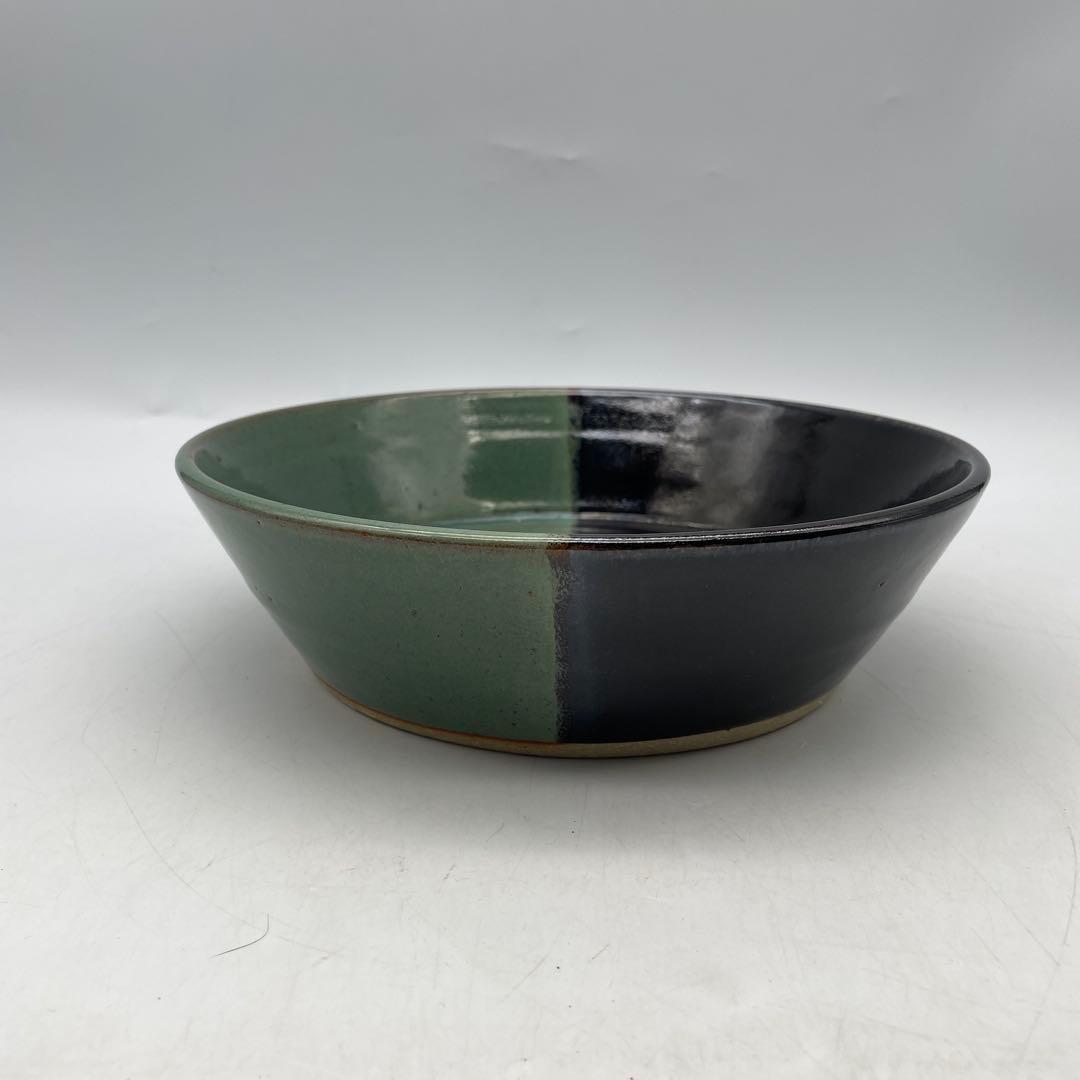民藝　牛ノ戸焼中井窯先代　染め分け深鉢　深皿