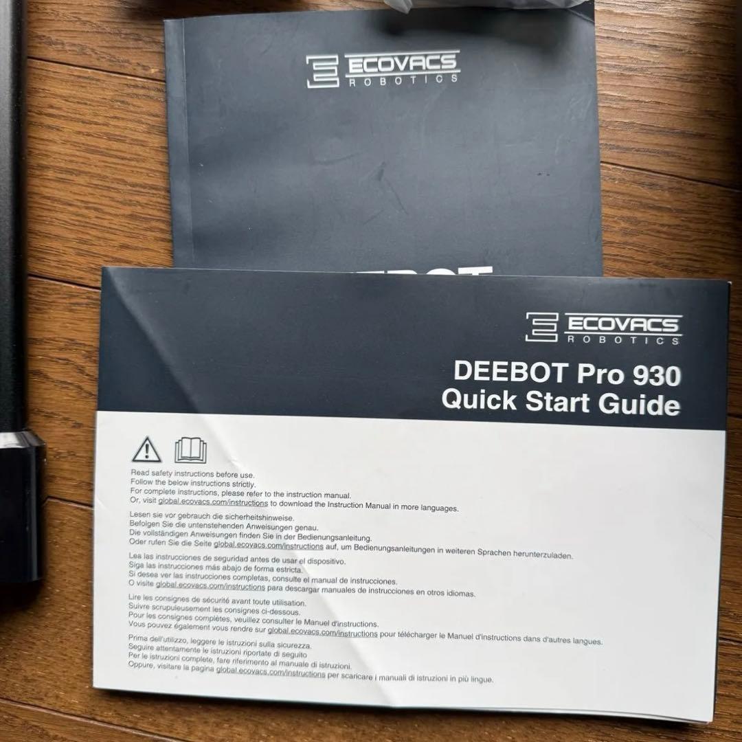 【美品】ECOVACS Robotics DEEBOT Pro 930 OZMO