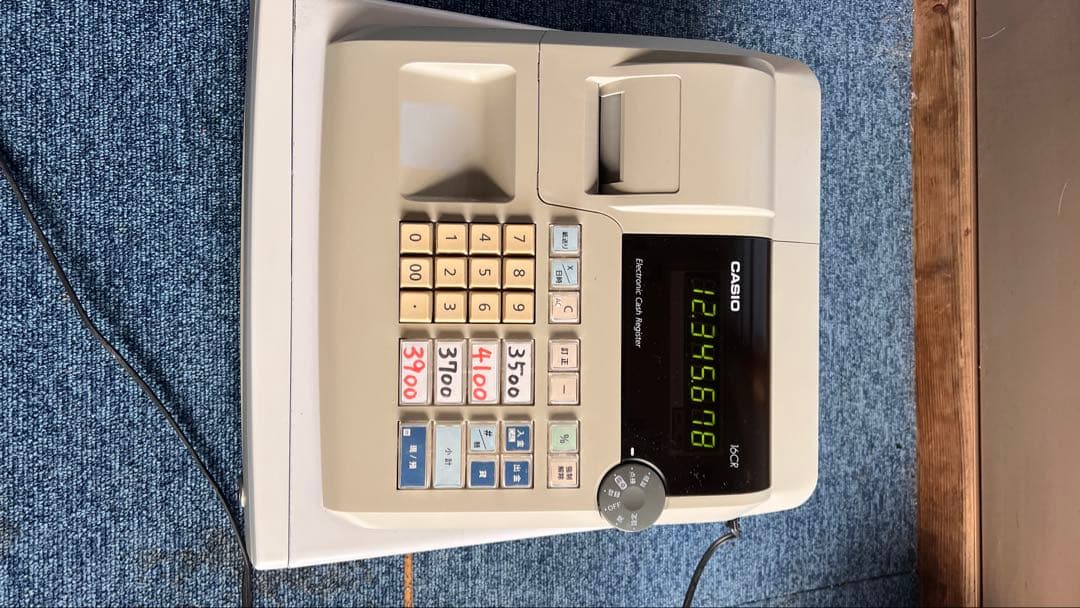 送料込! CASIO カシオレジスター 16CR