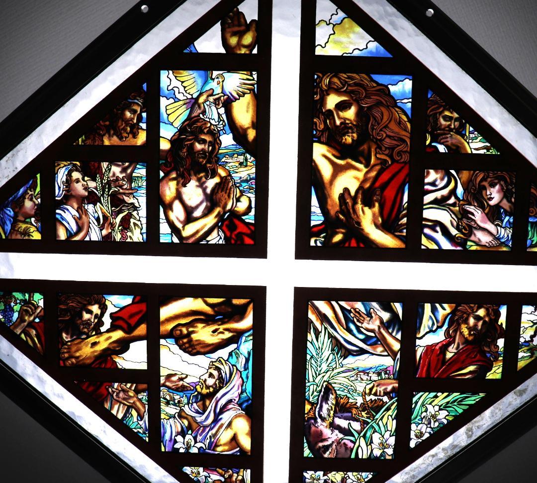 新品 グラスマスターズ社 ヴィンテージ ステンドグラス ベサニー・ルーテル教会