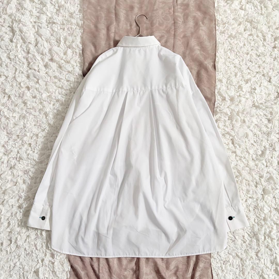 【美品】någontstans ナゴンスタンス T/Cブロードシャツ 24AW