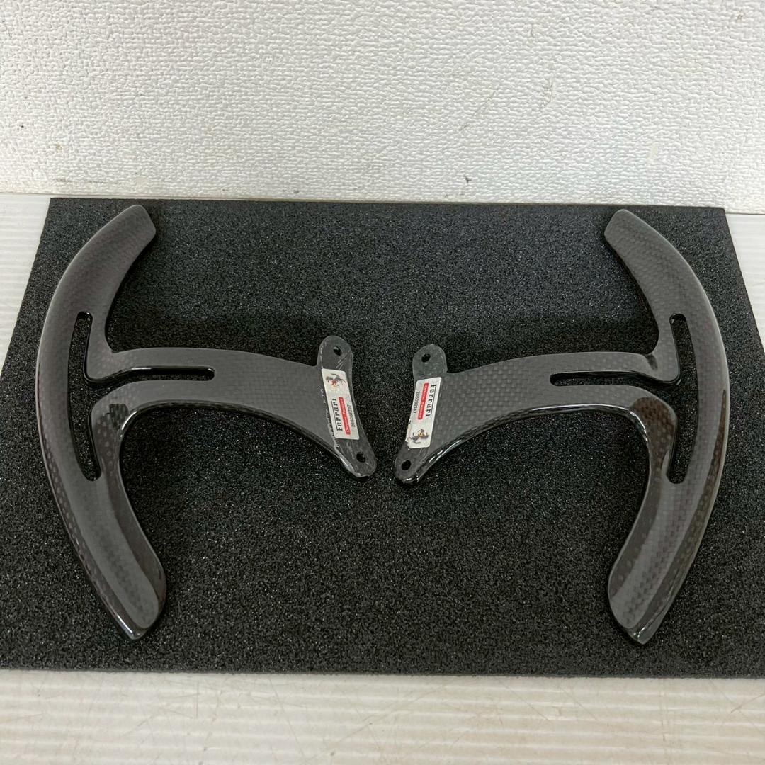 フェラーリ 純正パドルシフト カーボンパドルシフト 箱付 汎用パーツ Y2295