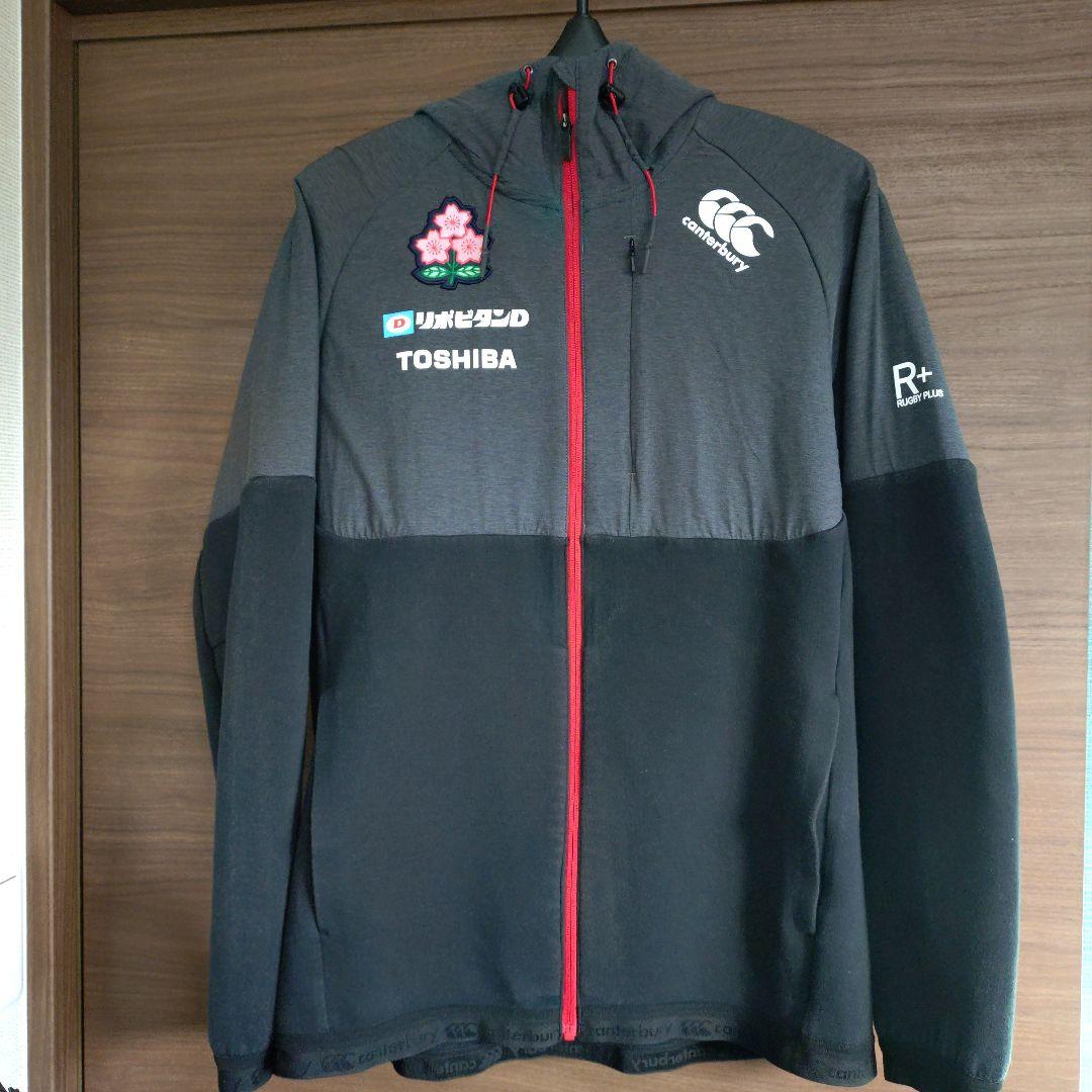 canterburyラグビー日本代表 XL ウォームアップウェア 黒/グレー