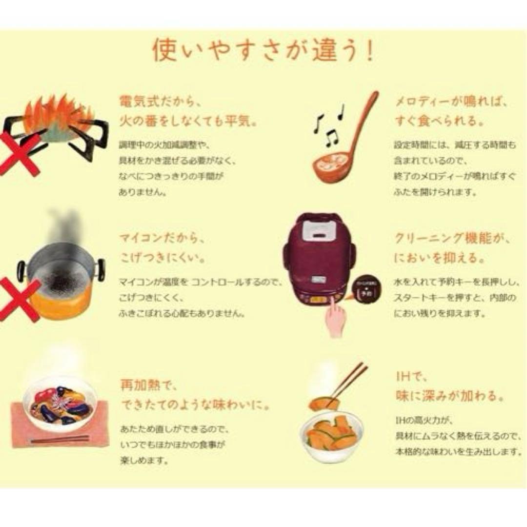 【新品未使用】象印　マホービン　自動圧力IH鍋　煮込み自慢　EL-MB30