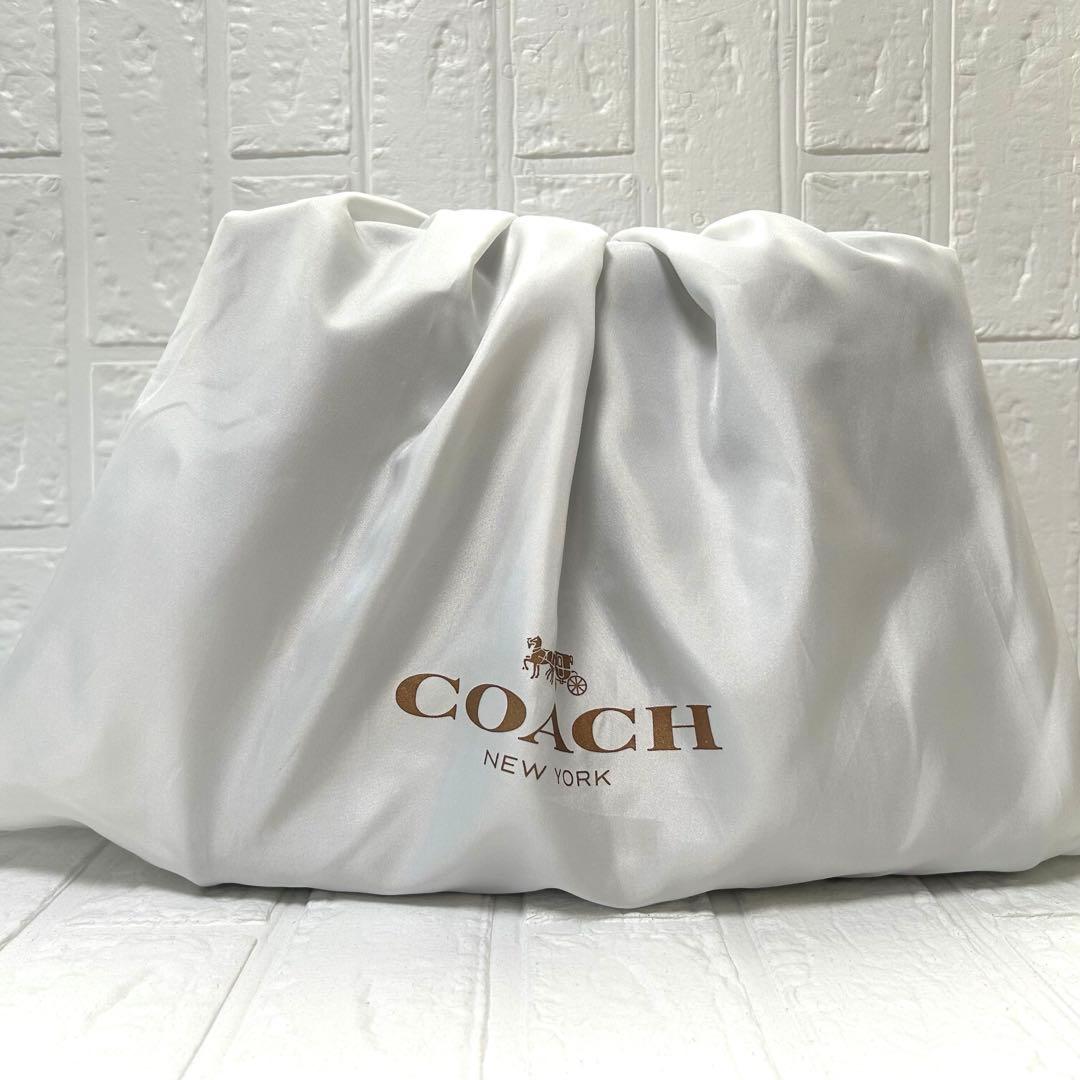 ♦︎COACH♦︎パイソン柄2wayレザーバッグ　ショルダー付き　未使用品