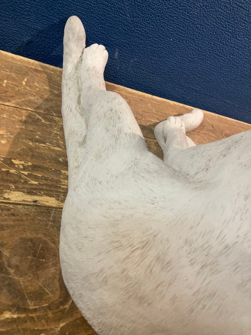 猫　白猫　アンティーク調　ガーデン雑貨　ガーデニング雑貨アンティーク　オブジェ