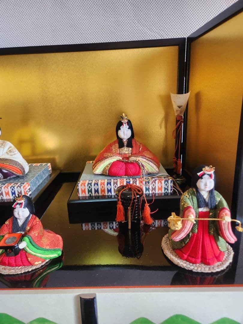 定価 65万 真多呂人形 京都 伝統工芸品 雛人形セット 15体 豪華 日本人形