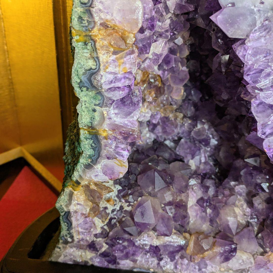アメジストドーム 11.7㌔ 鑑賞石 観賞石 水石 盆石 天然石 鉱物 紫水晶