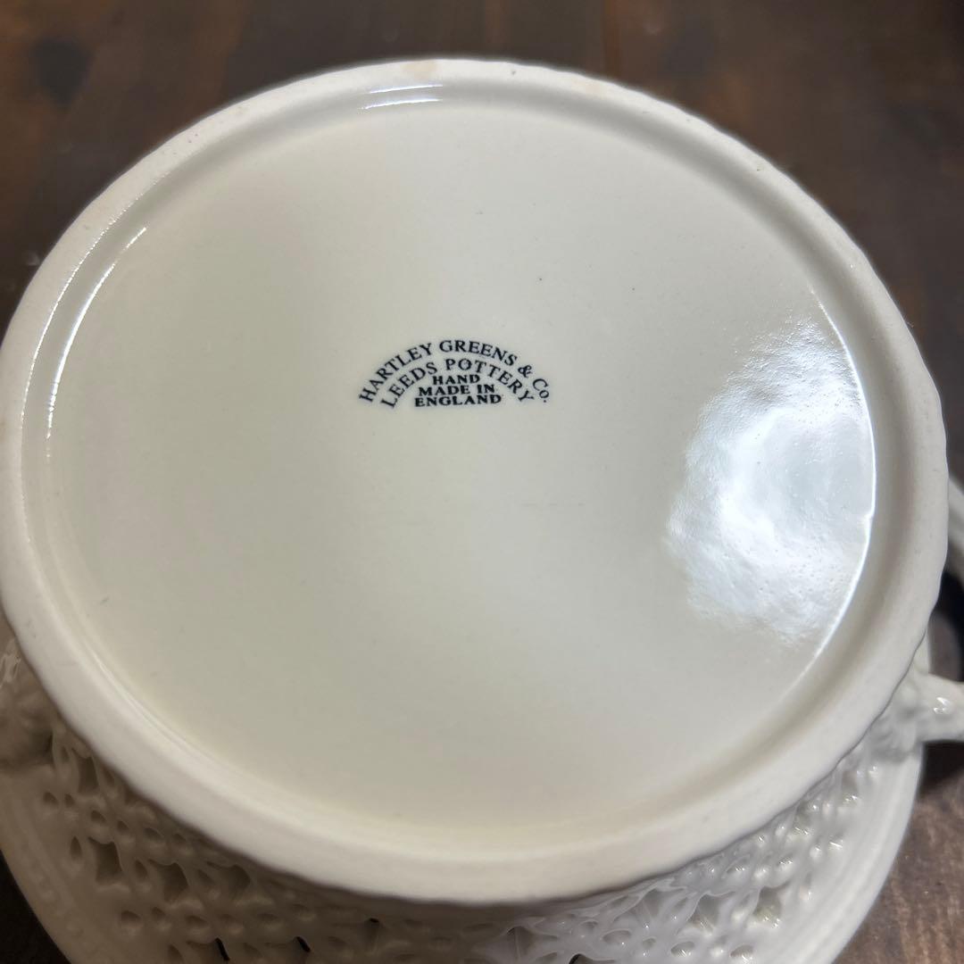 希少　HARTLEY GREENS バスケット　イギリスアンティーク