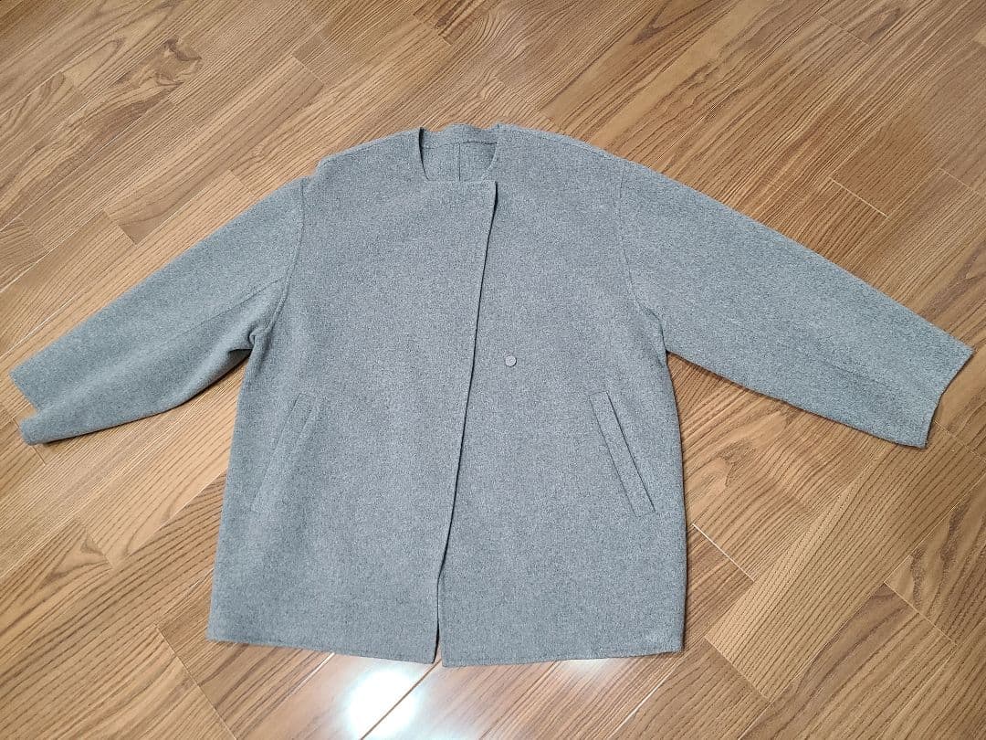 SLOBE IENA HAMILTONダブルフェイスウールショートコクーンコート