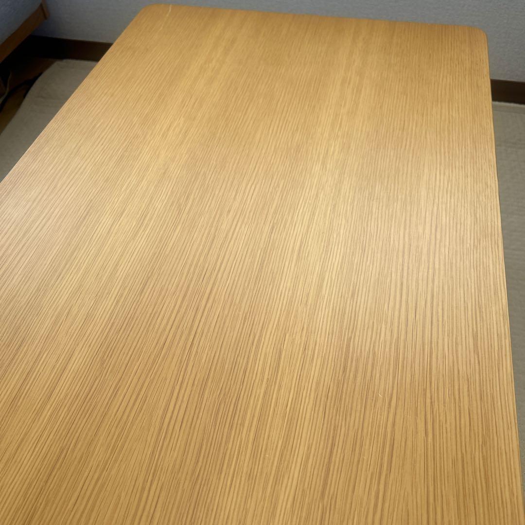 無印良品 木製ローテーブル オーク材 机 テーブル 天然木