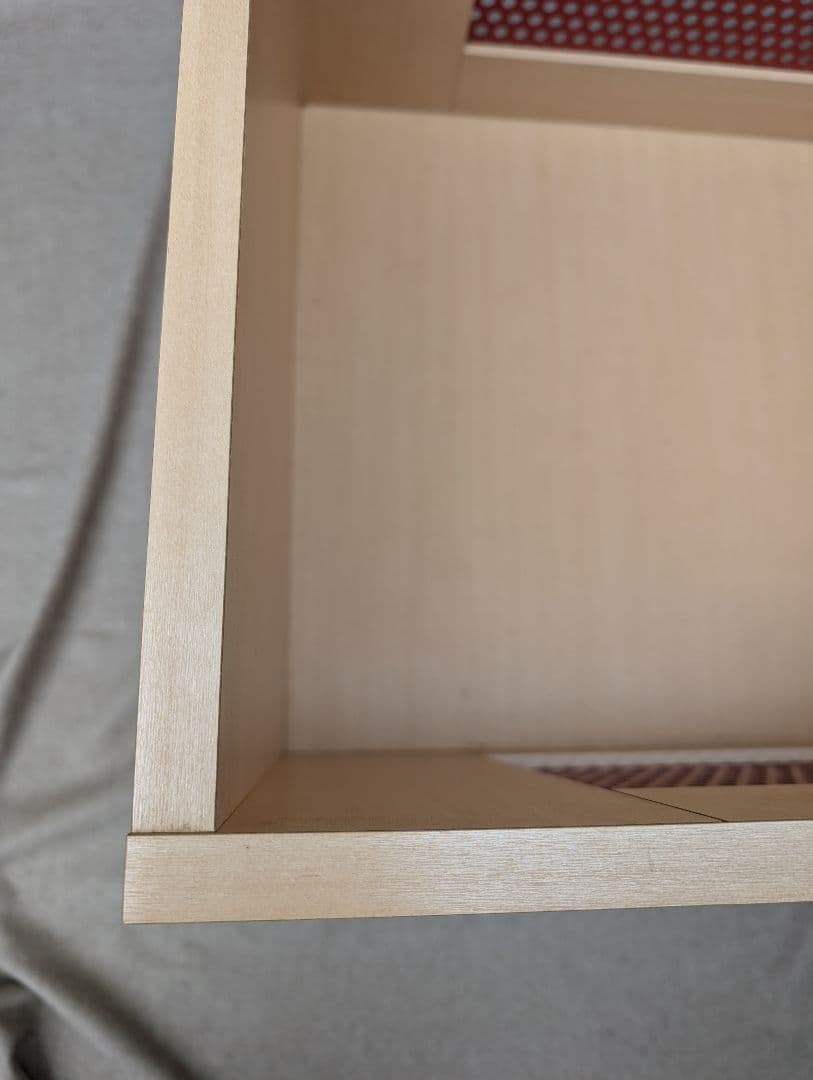 即発送☆アクタス購入　収納ボックス キャスター付き 赤メッシュ