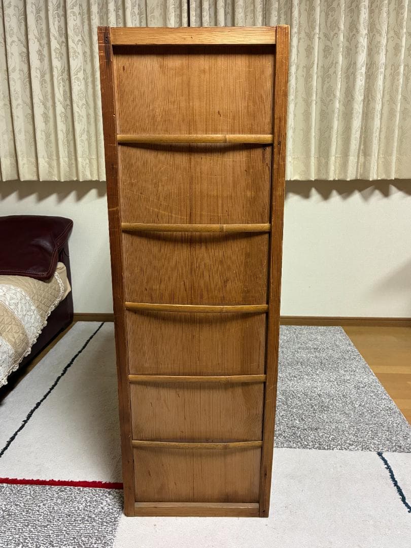 057 茶箪笥 水屋箪笥 幅90cm-3段 (奥行約40cm)