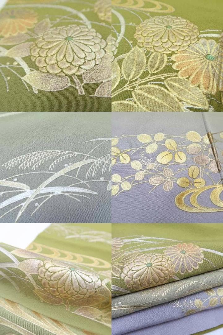 美品 金彩友禅 和田光正落款 光正高蒔絵“品よく輝く特別な私”訪問着 A-51