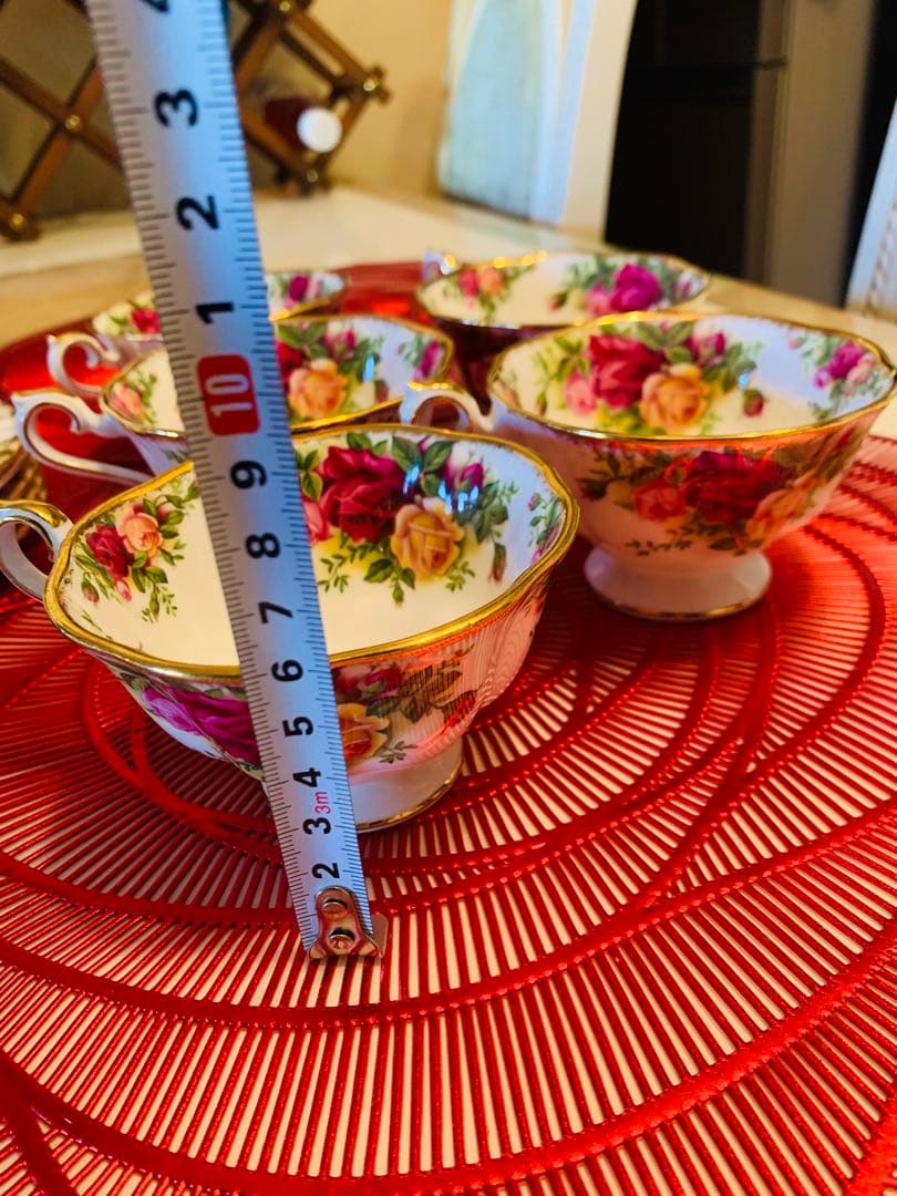   花柄金縁食器セット 25点 セット