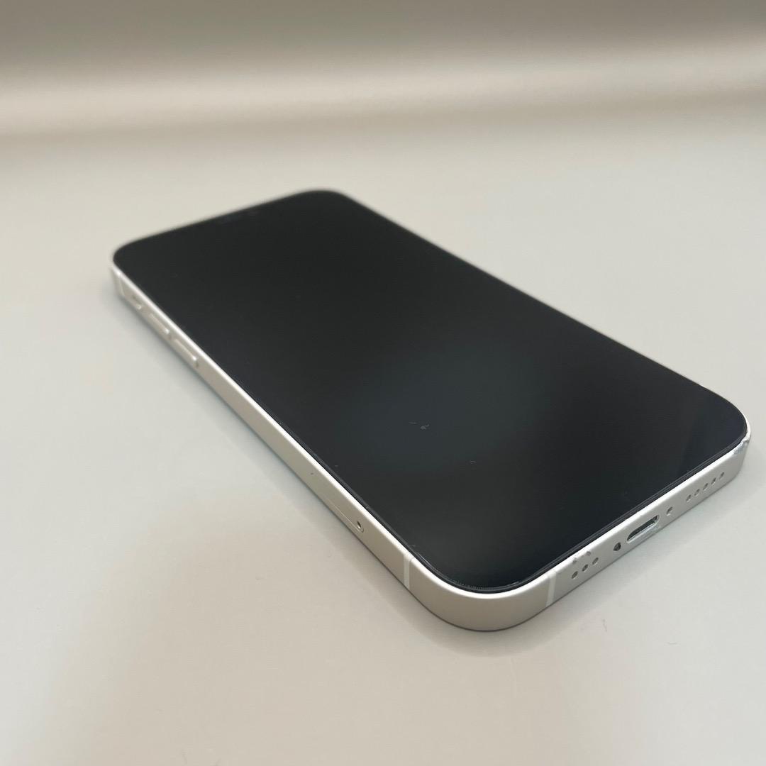 美品✨iPhone12 64GB ホワイト バッテリー新品100％