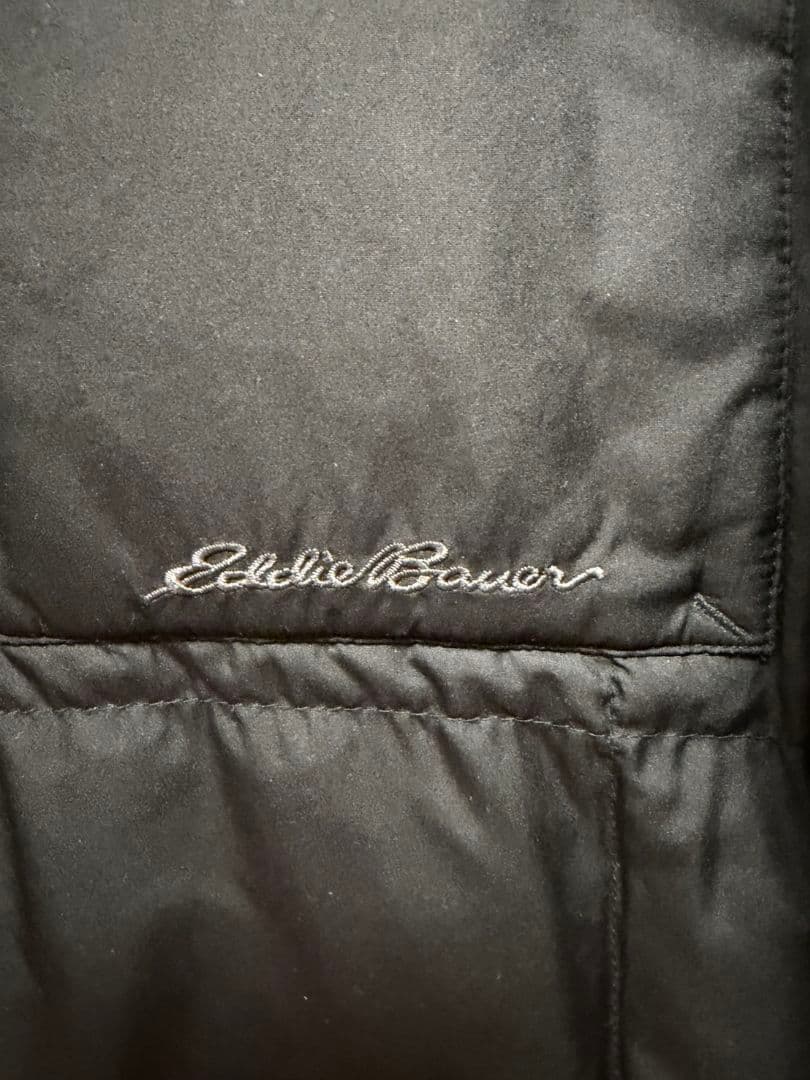（冬物セール）Eddie Bauer エディーバウアー　ダウンジャケット　黒 L
