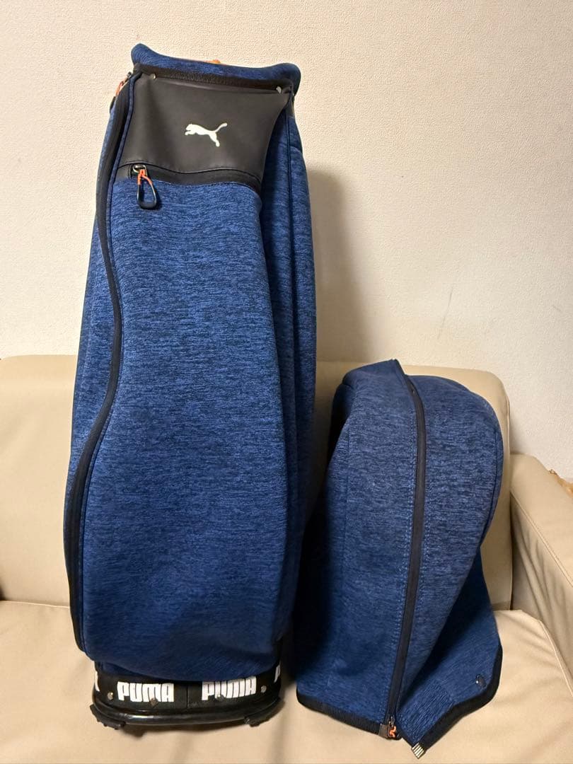 【送料込み】廃盤希少　完売品　プーマ レベルキャディバッグ 軽量型