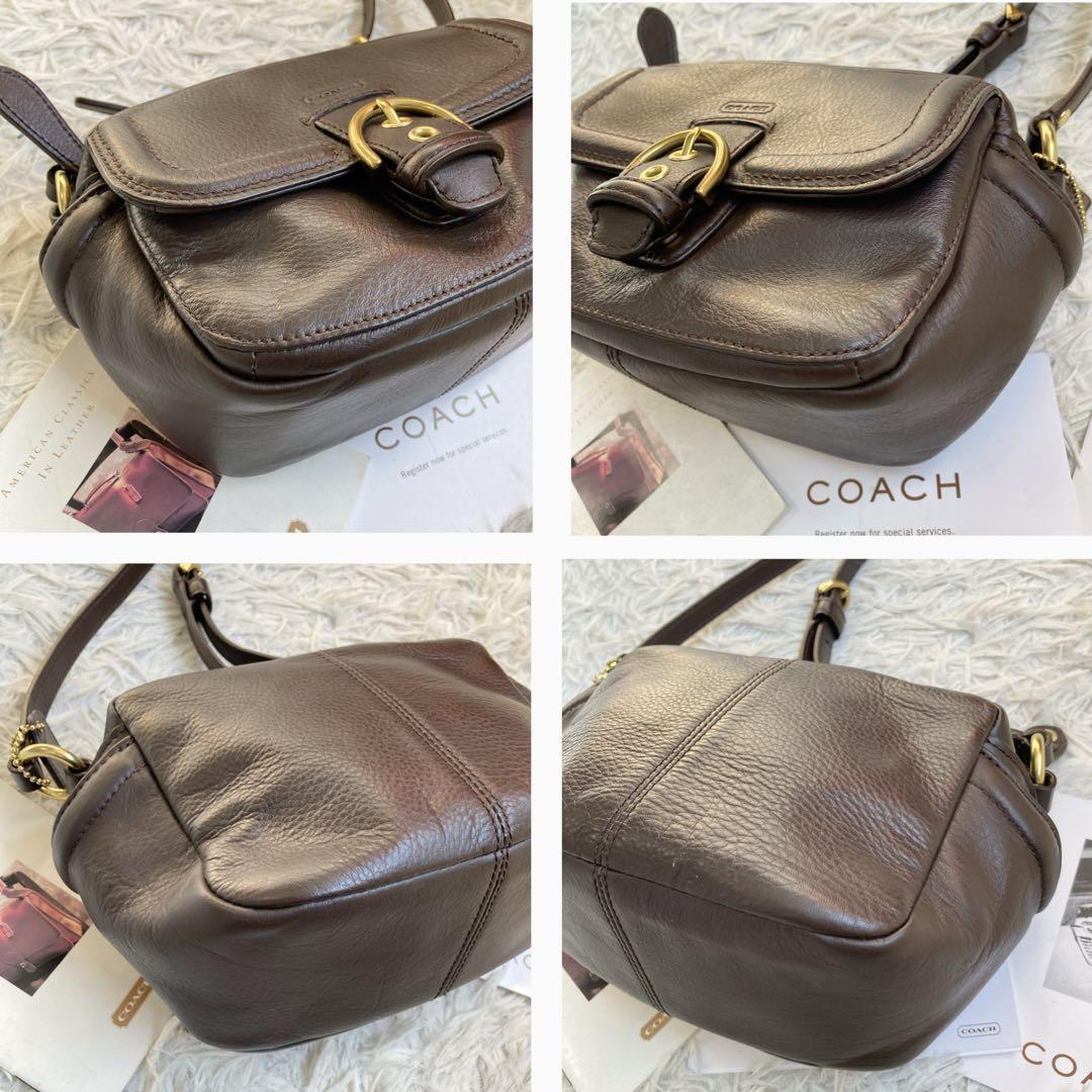 vintage coach archive y2k キャンベル カメラバッグ 茶