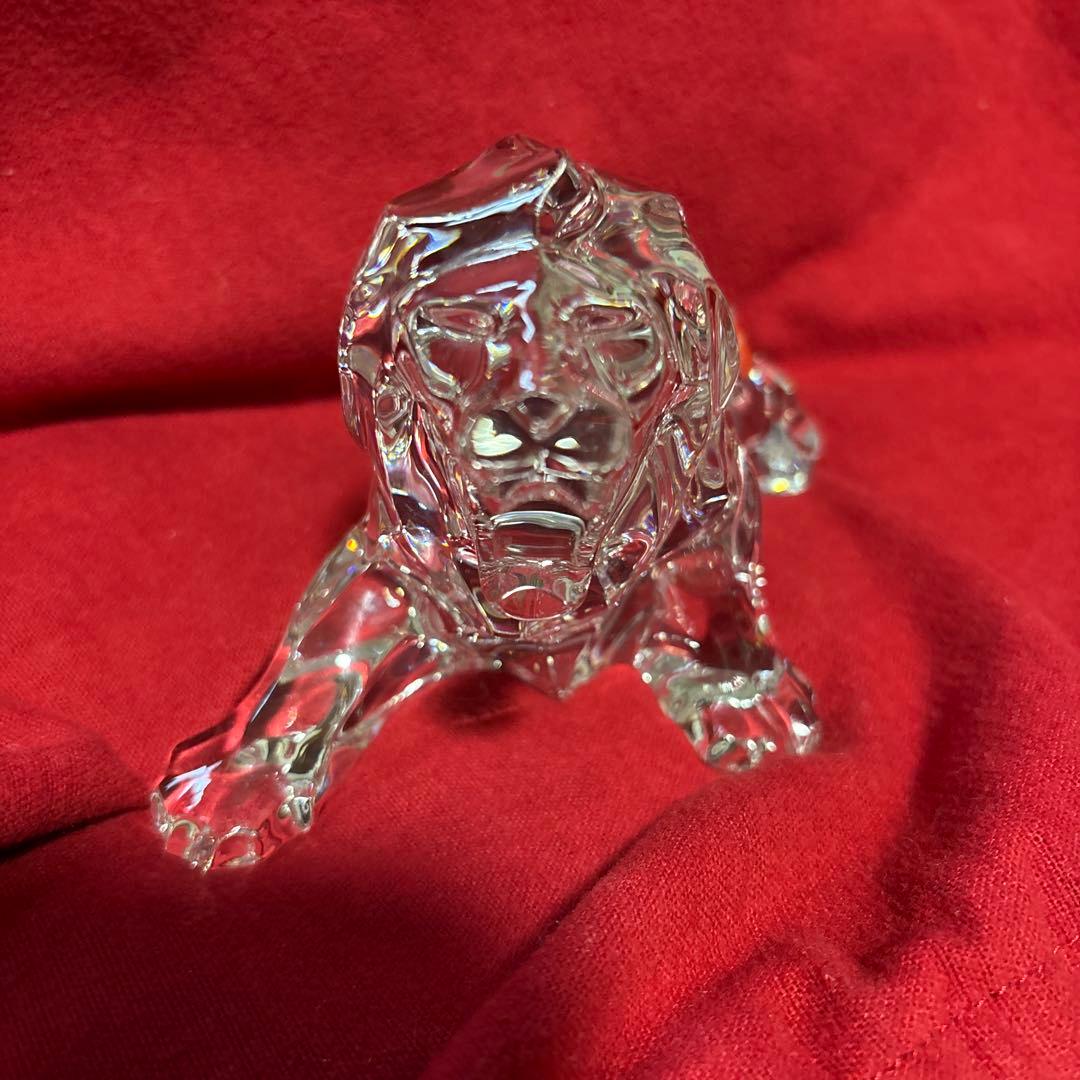 BACCARAT バカラ ライオン 置物