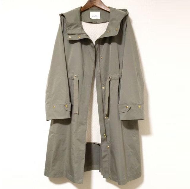 美品★ANAYI アナイ★ブライトツイルライナー付モッズコート