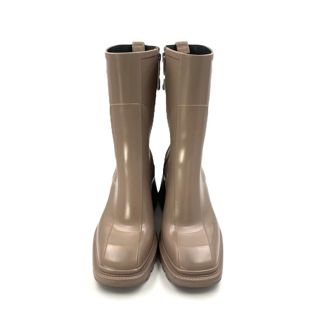 《超美品》Chloe クロエ ベティ レインブーツ サイドジップ ベージュ 40