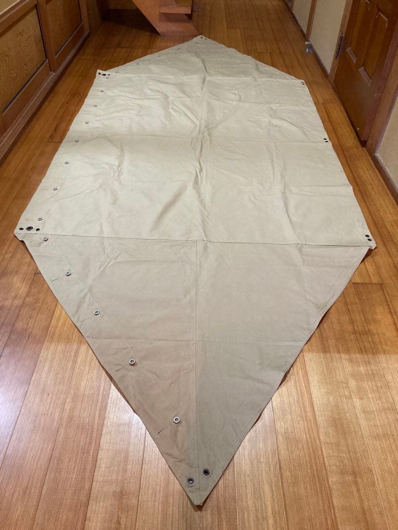 ！なーお！フランス軍 軍幕 2枚 パップテント デッドストック 未使用