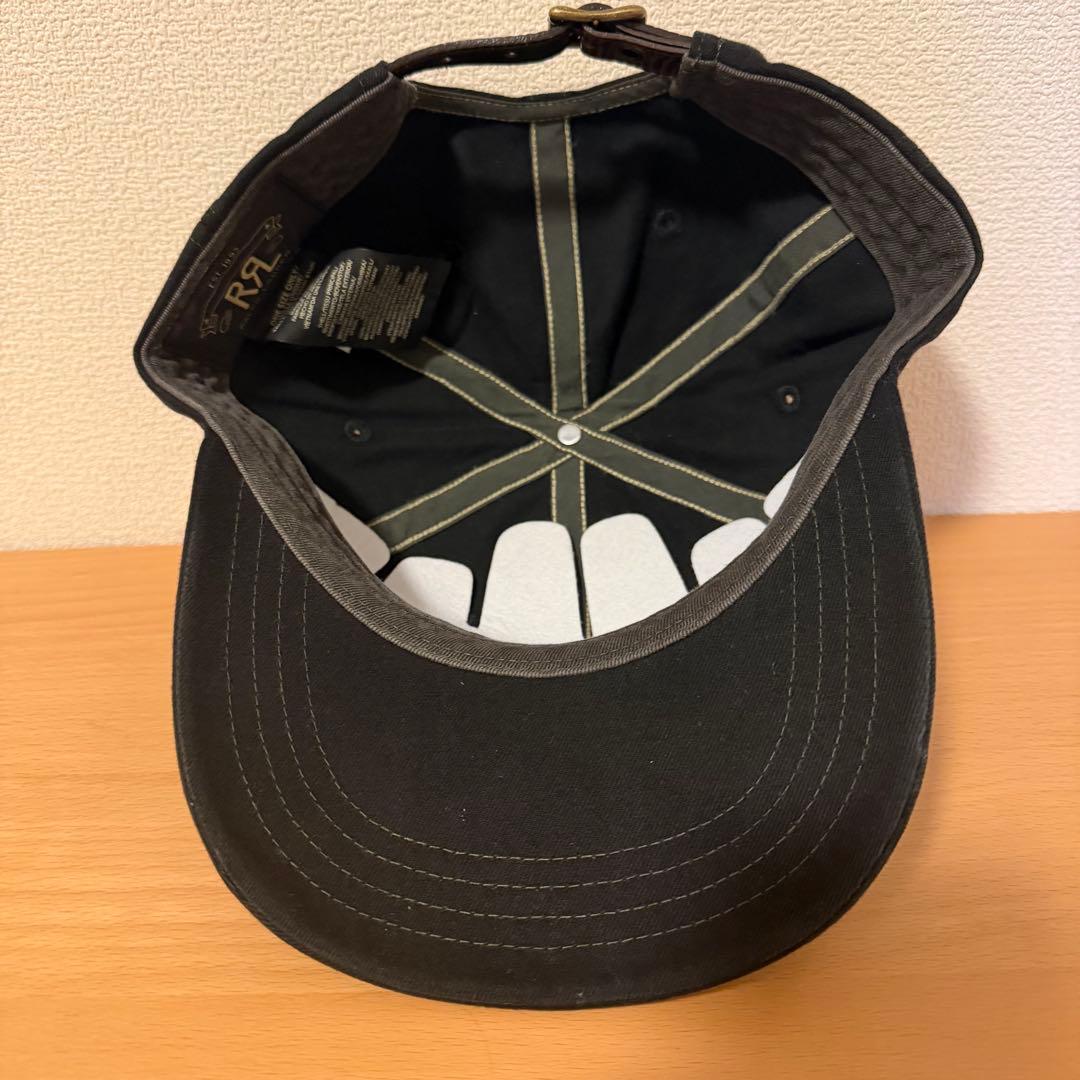 一度のみ使用【RRL】Ranch ロゴ ツイル ボール キャップ