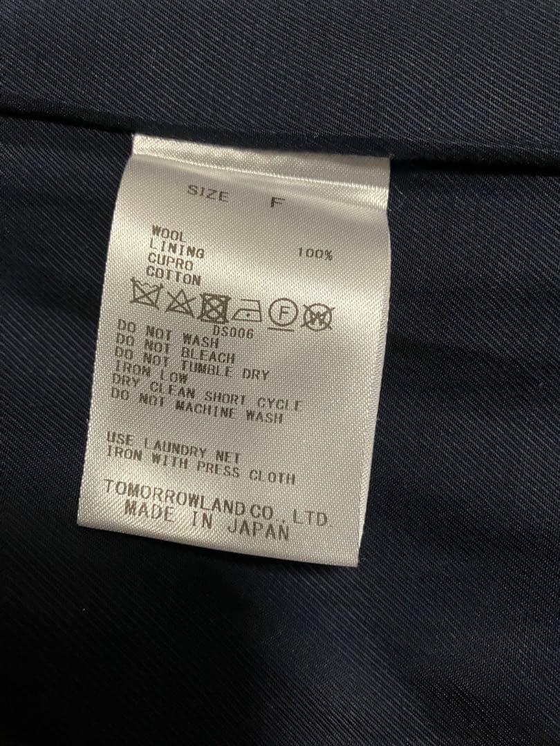 【rm】ネイビーダブルブレストブレザー