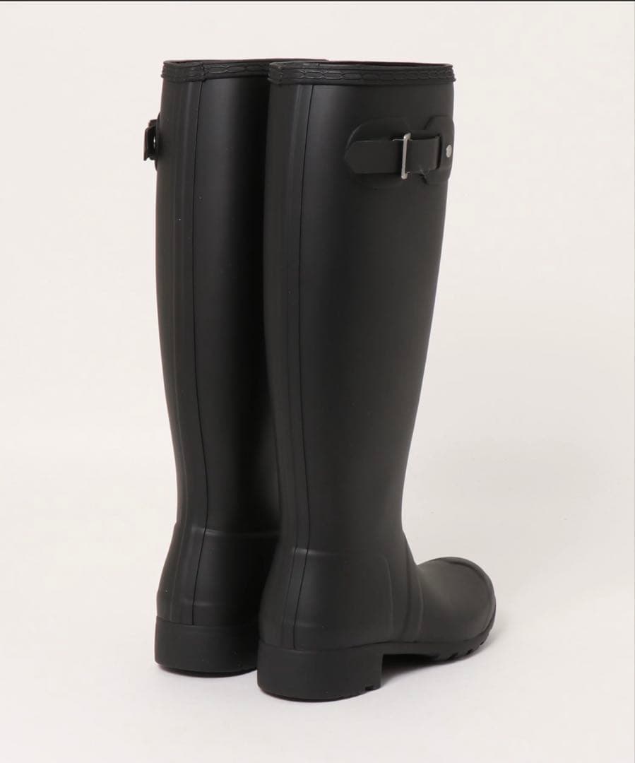 【新品未使用】最終値下げHUNTER ハンター　長靴　ロングブーツ　レインブーツ